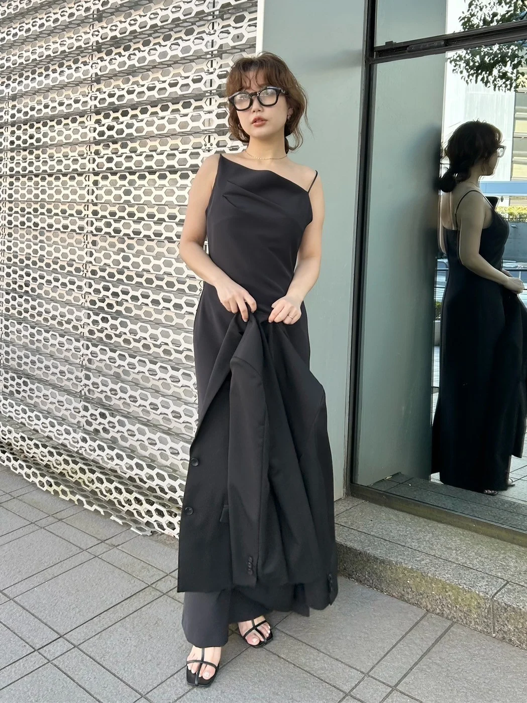 Sustainableバリエキャミワンピース